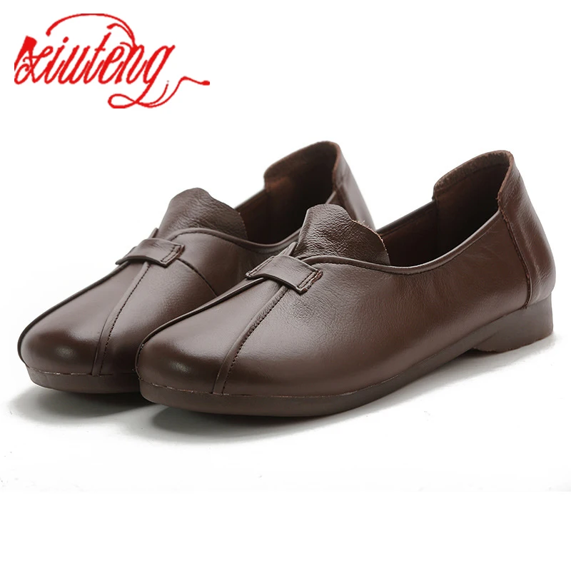 Xiuteng 2022 Summer Popular Low-Heeled Casual Women's Shoes Version Fashion Leather Women's Mother Shoes Work Shoes
Xiuteng 2022 Summer Popular Low-Heeled Casual Women's Shoes Version Fashion Leather Women's Mother Shoes Work Shoes