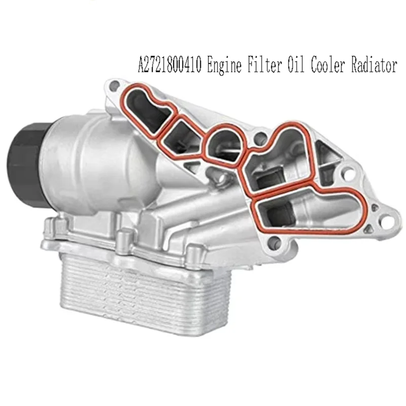 A2721800410 Engine Filter Oil Cooler Radiator For Mercedes Benz M272 Engine C/E/M/R/S/CLC-Class CLK CLS W203 W211
A2721800410 Engine Filter Oil Cooler Radiator For Mercedes Benz M272 Engine C/E/M/R/S/CLC-Class CLK CLS W203 W211