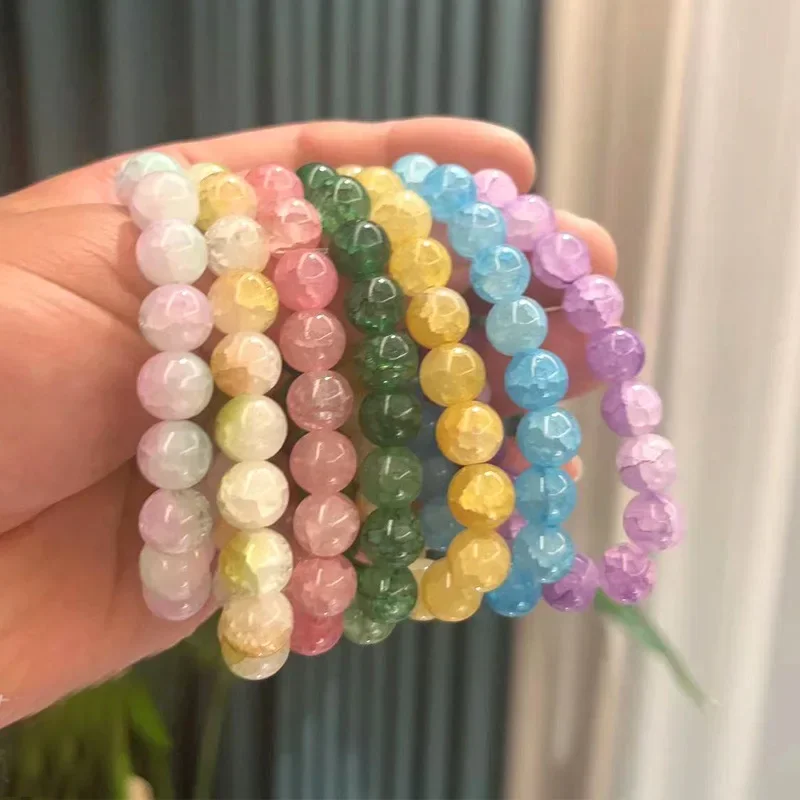 Fashion Pink Crystal Quartz Natural Stone Bracelet Elastic Reiki Healing Energy Strand Bangles Jewelry Beads Lovers Woman Gift
Fashion Pink Crystal Quartz Natural Stone Bracelet Elastic Reiki Healing Energy Strand Bangles Jewelry Beads Lovers Woman Gift