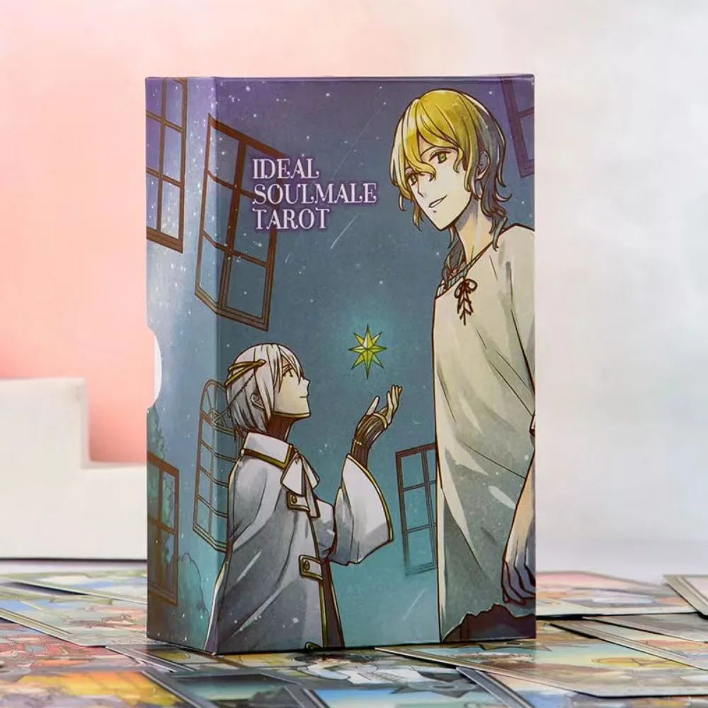 12*7cm Ideal Soulmate Tarot 78 Pcs Cartoon Cards Japanese Anime In Rigid Box with Guidebook for Beginners
12*7cm Ideal Soulmate Tarot 78 Pcs Cartoon Cards Japanese Anime In Rigid Box with Guidebook for Beginners