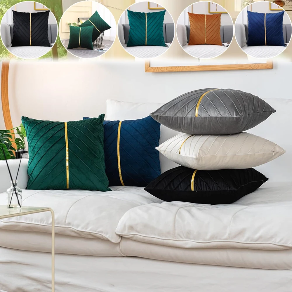 45x45cm Lumbar Pillow Case Removable Velvet Cushion Covers with Zipper 2pcs Sofa Decoration Throw Pillow Covers for Living Room
45x45cm Lumbar Pillow Case Removable Velvet Cushion Covers with Zipper 2pcs Sofa Decoration Throw Pillow Covers for Living Room