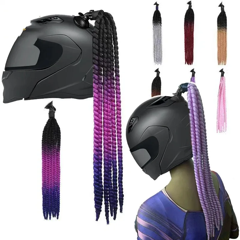 Detachable Sucker Boxing Dreadlocks Ponytail Wig Cycling Helmet Decoration Accessories Weaving Braids Motorcycle Helmet Ponytail
Detachable Sucker Boxing Dreadlocks Ponytail Wig Cycling Helmet Decoration Accessories Weaving Braids Motorcycle Helmet Ponytail