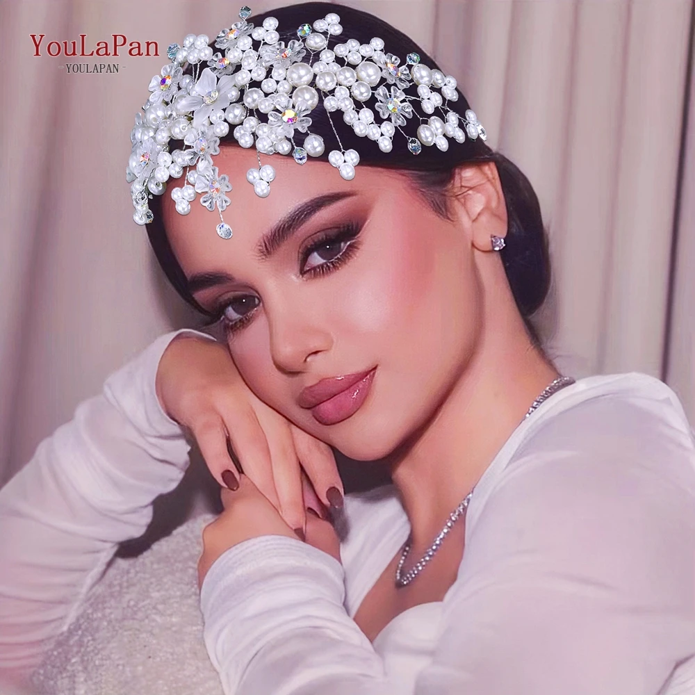 YouLaPan Elegant Bridal Headband Wedding Headpiece Bride Pearl Hair Accessories Women Hair Band Party Flower Headwear HP887
YouLaPan Elegant Bridal Headband Wedding Headpiece Bride Pearl Hair Accessories Women Hair Band Party Flower Headwear HP887