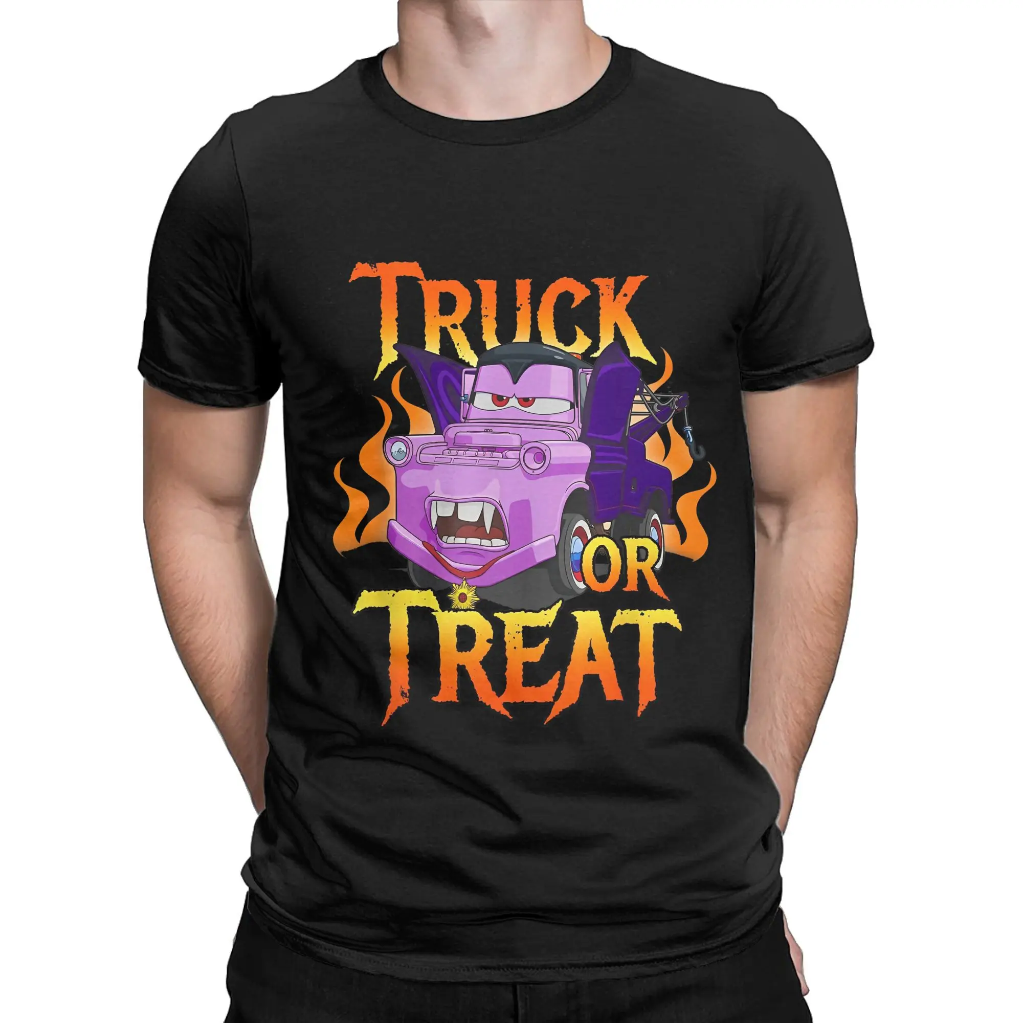 Halloween Truck Or Treat T-Shirts for Men Crewneck Pure Cotton T Shirts Lightning McQueen Short Sleeve Tee Shirt Adult Clothing
Halloween Truck Or Treat T-Shirts for Men Crewneck Pure Cotton T Shirts Lightning McQueen Short Sleeve Tee Shirt Adult Clothing