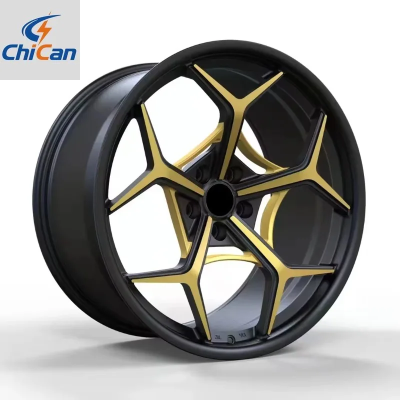 【2026】Chican Custom Color Forged Rims 18-24 Inch 5 Spoke 5114.3 Matte Yellow Golden Matte Black
【2026】Chican Custom Color Forged Rims 18-24 Inch 5 Spoke 5114.3 Matte Yellow Golden Matte Black