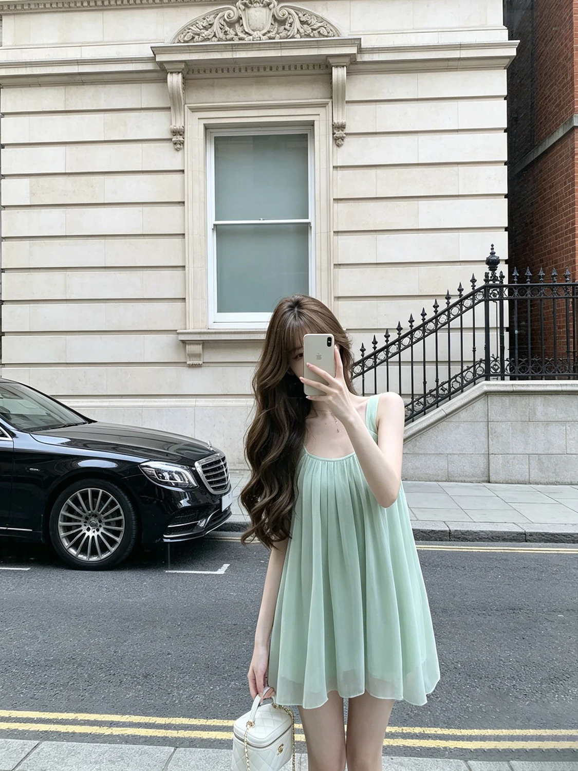 Trendy Green Strapless Loose Fit Women's Top Square Collar Spring Summer Fashion Slimming Effect Teen Girl Style Casual Vest
Trendy Green Strapless Loose Fit Women's Top Square Collar Spring Summer Fashion Slimming Effect Teen Girl Style Casual Vest