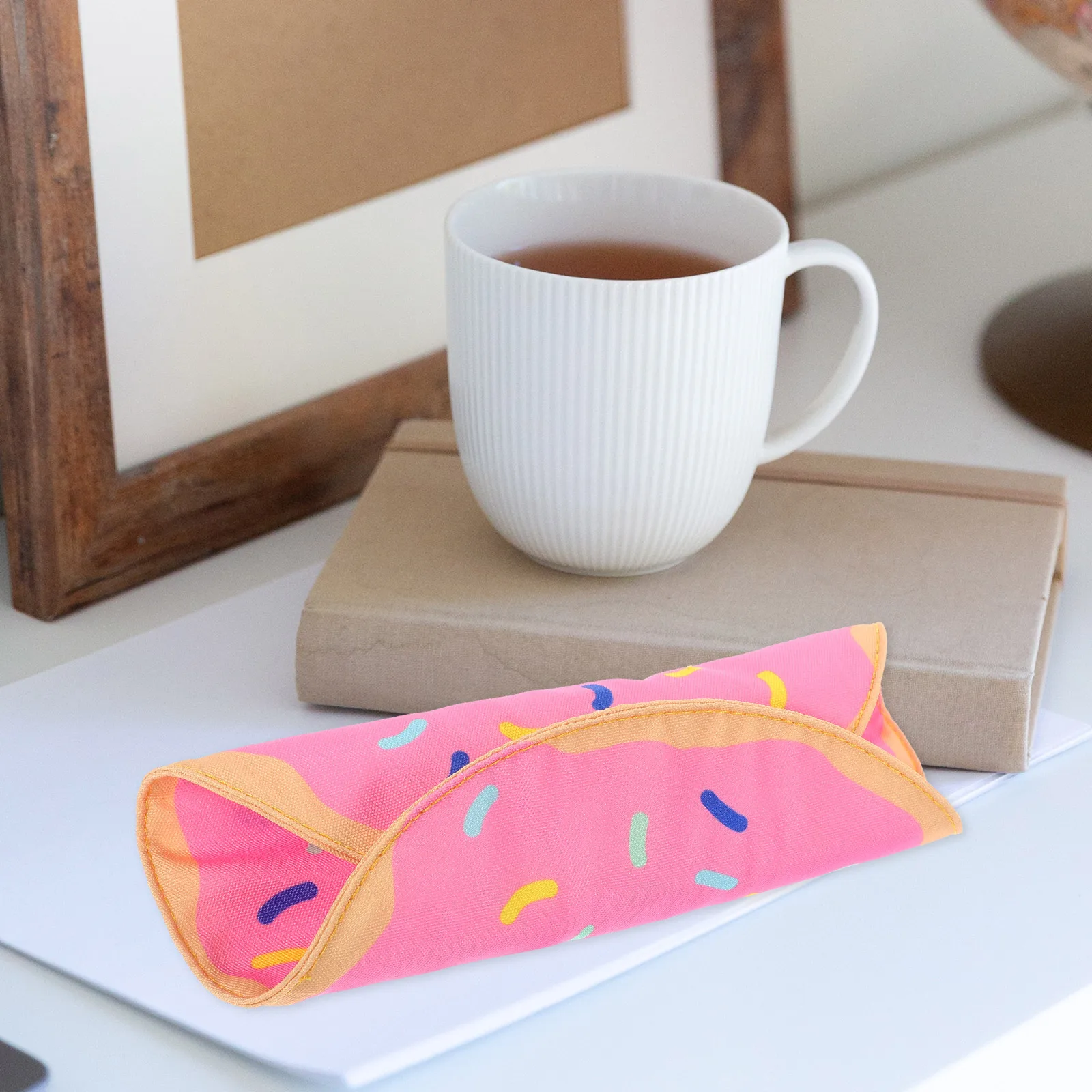 Donut Pencil Case Large Capacity Canvas Storage Pouch Cute Roll Up Pen Bag Lovely Holder Daily Round Desk Organizer
Donut Pencil Case Large Capacity Canvas Storage Pouch Cute Roll Up Pen Bag Lovely Holder Daily Round Desk Organizer