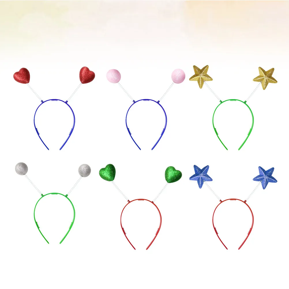 12Pcs Creative Hair Accessories Spring Hair Hoop for Kids Elastic Ball Heart Star Party Headwear Fun Festival Decoration
12Pcs Creative Hair Accessories Spring Hair Hoop for Kids Elastic Ball Heart Star Party Headwear Fun Festival Decoration