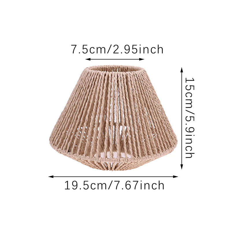 Straw Woven Lampshade Hanging Lamp Cover Rustic Lamp Shade for Home Hotel Restaurant
Straw Woven Lampshade Hanging Lamp Cover Rustic Lamp Shade for Home Hotel Restaurant