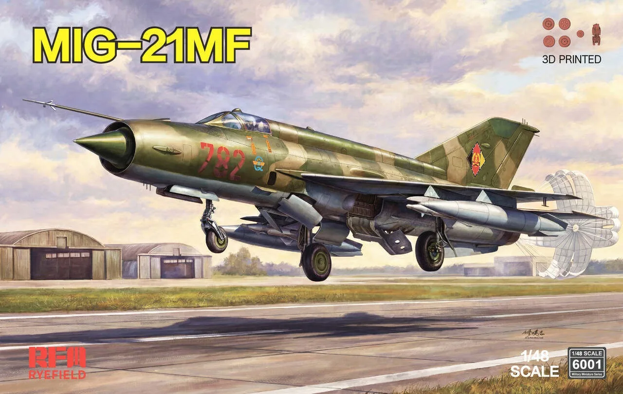 Ryefield Model Plastic Assembled Aircraft Model Kit 6001 Soviet MiG-21MF Fishhouse Fighter 1/48
Ryefield Model Plastic Assembled Aircraft Model Kit 6001 Soviet MiG-21MF Fishhouse Fighter 1/48