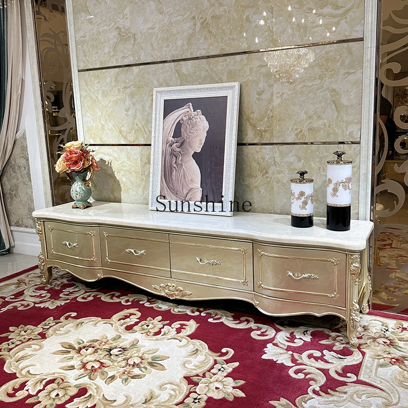 French solid wood TV cabinet classical small apartment living room background solid wood bedroom furniture
French solid wood TV cabinet classical small apartment living room background solid wood bedroom furniture
