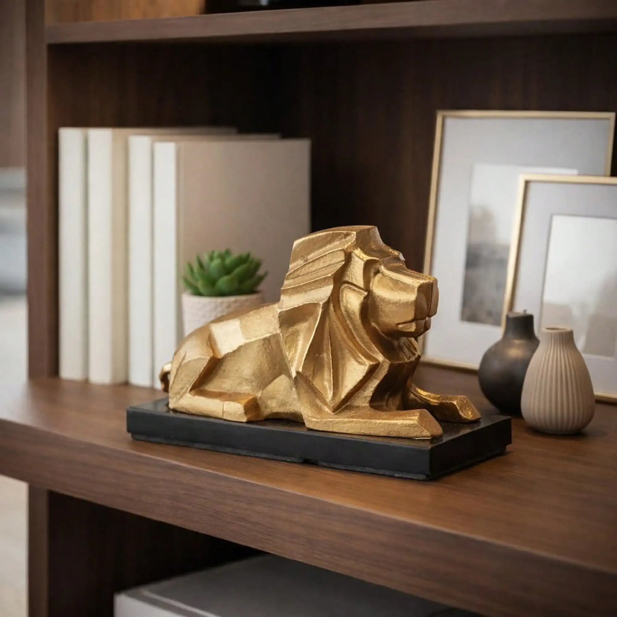 Lion Sculpture Home Decor Metal Figurine Ornament - Modern Accent Statue On Marble Base For Shelf Or Coffee Table - Elegant Styling For Living Room, Bathroom, Office Or Room - 8", Gold & Metallic
Lion Sculpture Home Decor Metal Figurine Ornament - Modern Accent Statue On Marble Base For Shelf Or Coffee Table - Elegant Styling For Living Room, Bathroom, Office Or Room - 8", Gold & Metallic