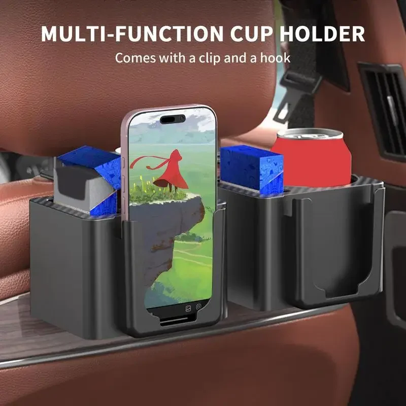 Rear Seat Cup Holder Headrest Cup Holder Storage Hook Adjustable Backseat Storage Box Drink Pocket Food Tray For Bottle Tissue
Rear Seat Cup Holder Headrest Cup Holder Storage Hook Adjustable Backseat Storage Box Drink Pocket Food Tray For Bottle Tissue