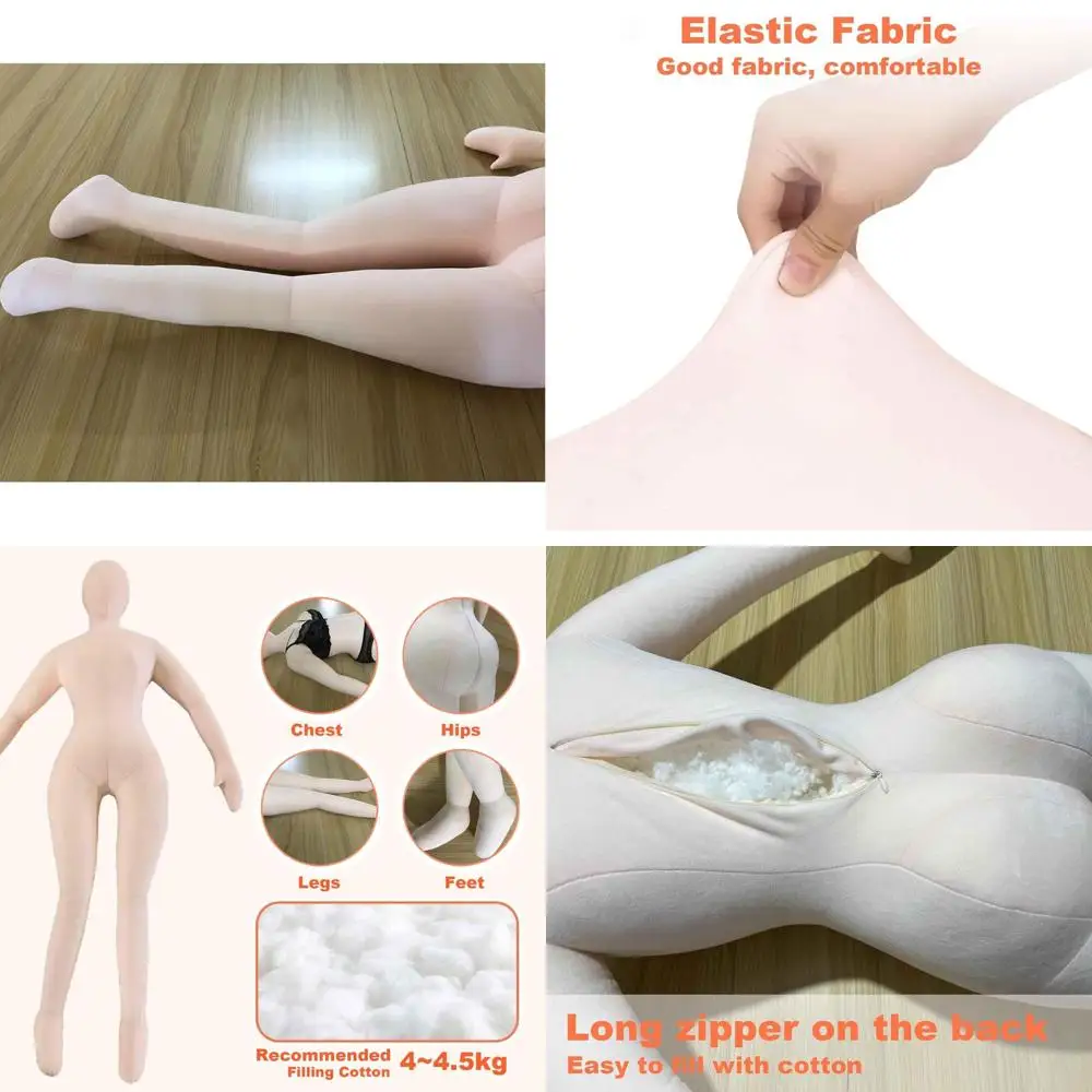 5.2ft Full-Size Human-Shaped Plush Pillow Dolls - Ideal DIY Clothing for Women or Gifts for Girlfriends and Men
5.2ft Full-Size Human-Shaped Plush Pillow Dolls - Ideal DIY Clothing for Women or Gifts for Girlfriends and Men