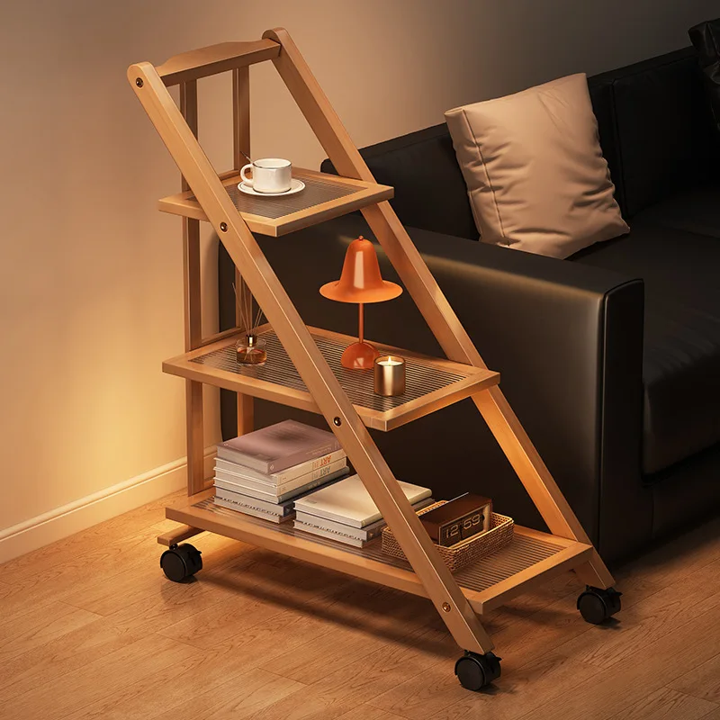 Multifunctional folding bamboo side table, living room sofa side tea table, multi-layer corner table with universal wheel
Multifunctional folding bamboo side table, living room sofa side tea table, multi-layer corner table with universal wheel