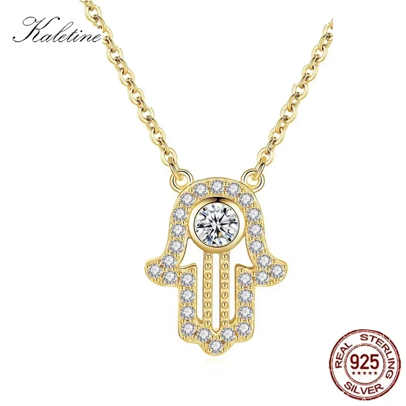 KALETINE 925 Sterling Silver Hamsa Hand Necklace Lucky Fatima Pendant Long Necklace Women Jewelry Gold Chain Initial Necklace
KALETINE 925 Sterling Silver Hamsa Hand Necklace Lucky Fatima Pendant Long Necklace Women Jewelry Gold Chain Initial Necklace