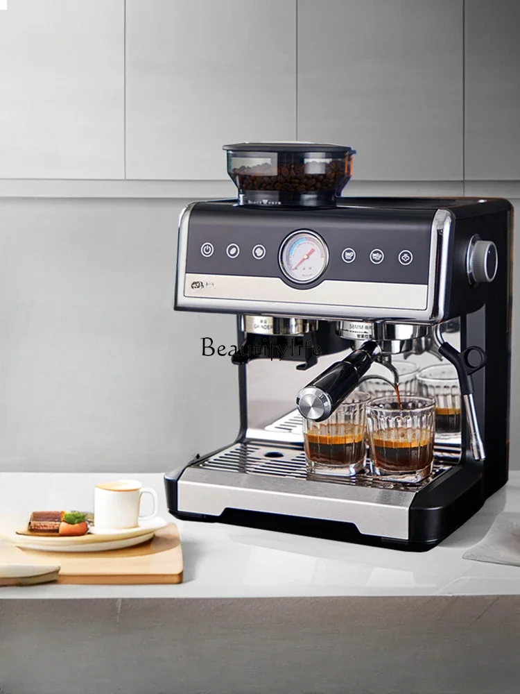 Coffee machine household Italian semi-automatic 110V small commercial milk foam grinding machine
Coffee machine household Italian semi-automatic 110V small commercial milk foam grinding machine