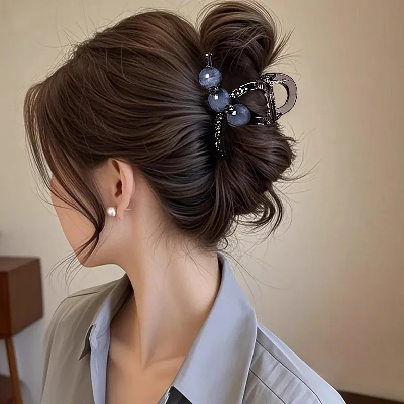 2025 модная заколка для волос среднего размера для тонких волос, элегантная заколка для волос с жемчугом и кристаллами, заколка в виде акулы, аксессуары
2025 модная заколка для волос среднего размера для тонких волос, элегантная заколка для волос с жемчугом и кристаллами, заколка в виде акулы, аксессуары