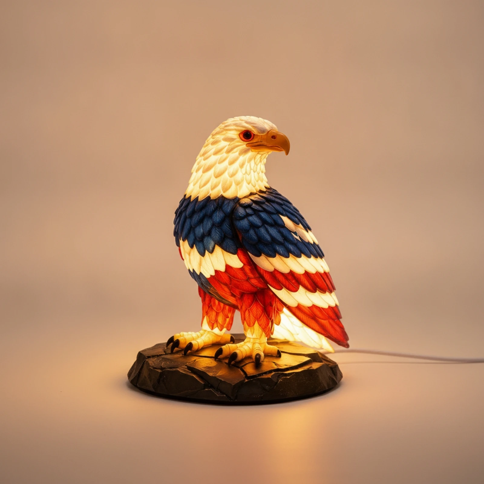 Eagle Lamp American Decorative Night Light Tabletop Lamp Ambient Nightlight Warm for Collectors, Desk, Shelf
Eagle Lamp American Decorative Night Light Tabletop Lamp Ambient Nightlight Warm for Collectors, Desk, Shelf