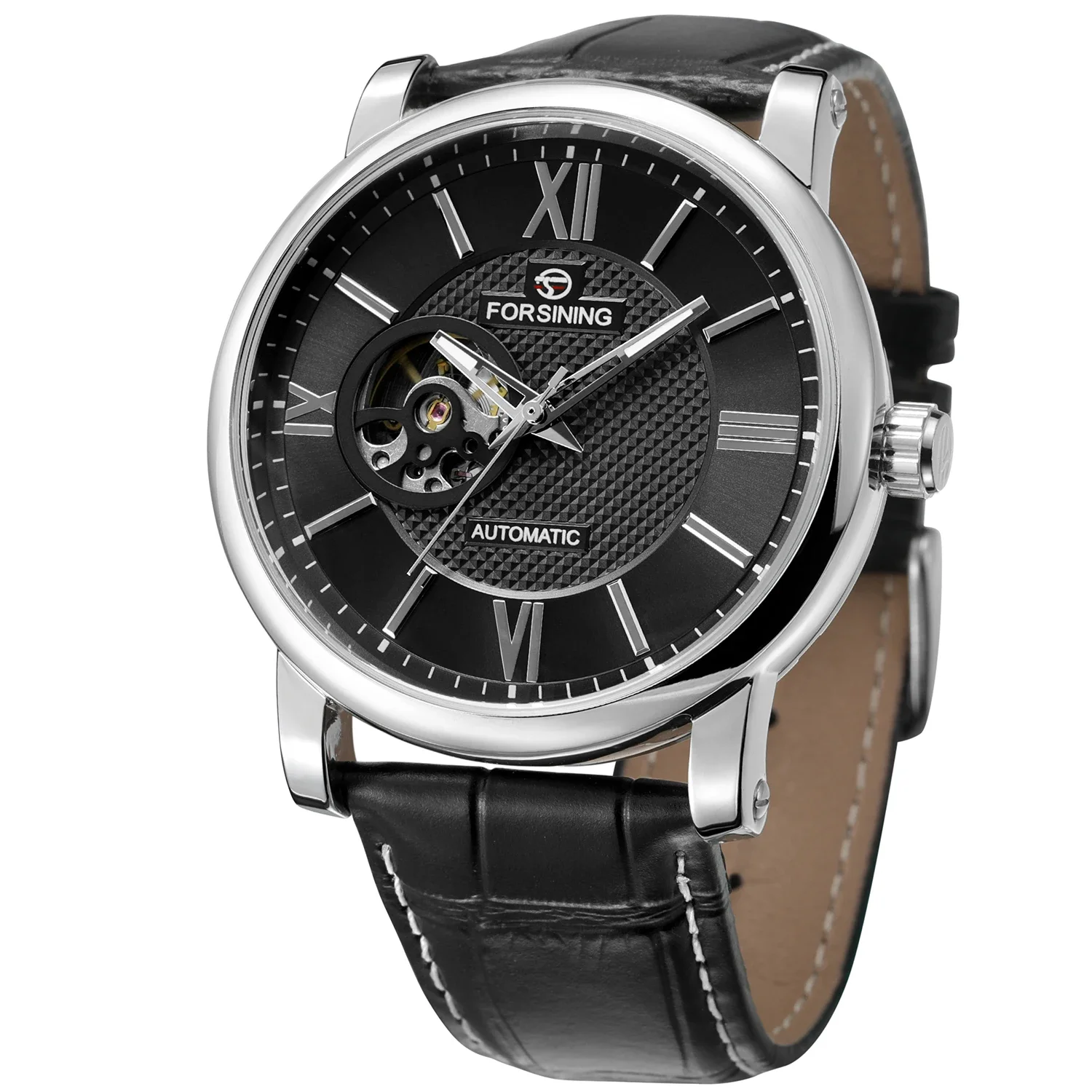 Forsining Business Men Watch Top Brand Luxury Mechanical Skeleton Wristwatch Luminous Pointer Leather Classic Clock Reloj Hombre
Forsining Business Men Watch Top Brand Luxury Mechanical Skeleton Wristwatch Luminous Pointer Leather Classic Clock Reloj Hombre