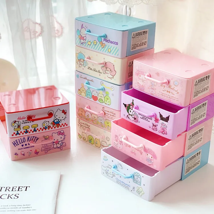 Sanrio desktop storage box, hand pulled drawer box, bedroom jewelry box, organizing box, stacked cartoon memo box
Sanrio desktop storage box, hand pulled drawer box, bedroom jewelry box, organizing box, stacked cartoon memo box