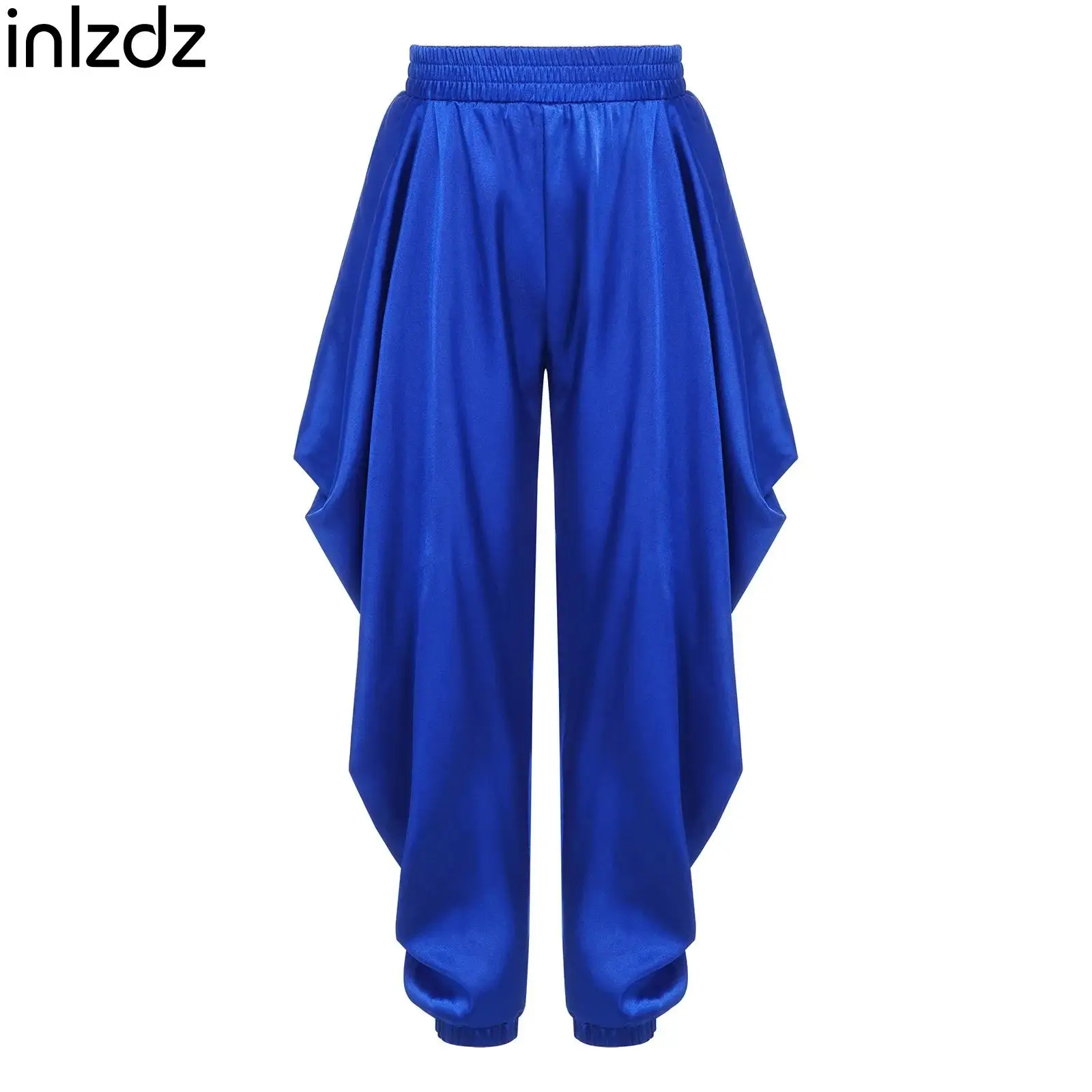 Boys Halloween Prince Cosplay Dress Up Satin Dhoti Pants Loose Baggy Trousers for Festival Carnival Theme Party Performance
Boys Halloween Prince Cosplay Dress Up Satin Dhoti Pants Loose Baggy Trousers for Festival Carnival Theme Party Performance