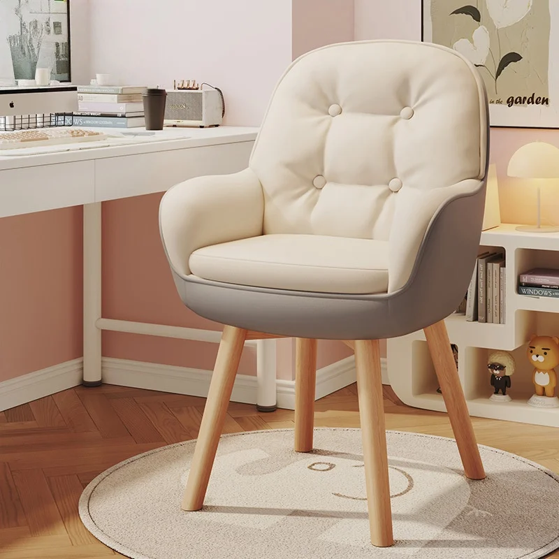 Bedroom Makeup Chair Comfortable Sitting Simple Dressing Chair Backrest Chair Light Luxury Homeuse Dressing Stool New Arrival
Bedroom Makeup Chair Comfortable Sitting Simple Dressing Chair Backrest Chair Light Luxury Homeuse Dressing Stool New Arrival