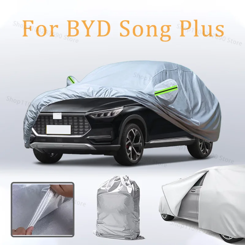 For BYD Song Plus Outdoor Protection Full Car Covers Snow Cover Sunshade Waterproof Dustproof Exterior Car cover protection
For BYD Song Plus Outdoor Protection Full Car Covers Snow Cover Sunshade Waterproof Dustproof Exterior Car cover protection