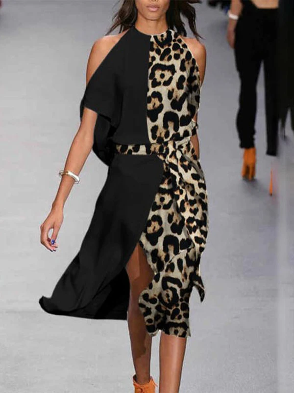 Vintage Leopard Print Abstract Pattern Elegant Slit Dress Women Midi Sexy Off Shoulder Retro Halter Dress Summer 2022 Trendy New
Vintage Leopard Print Abstract Pattern Elegant Slit Dress Women Midi Sexy Off Shoulder Retro Halter Dress Summer 2022 Trendy New