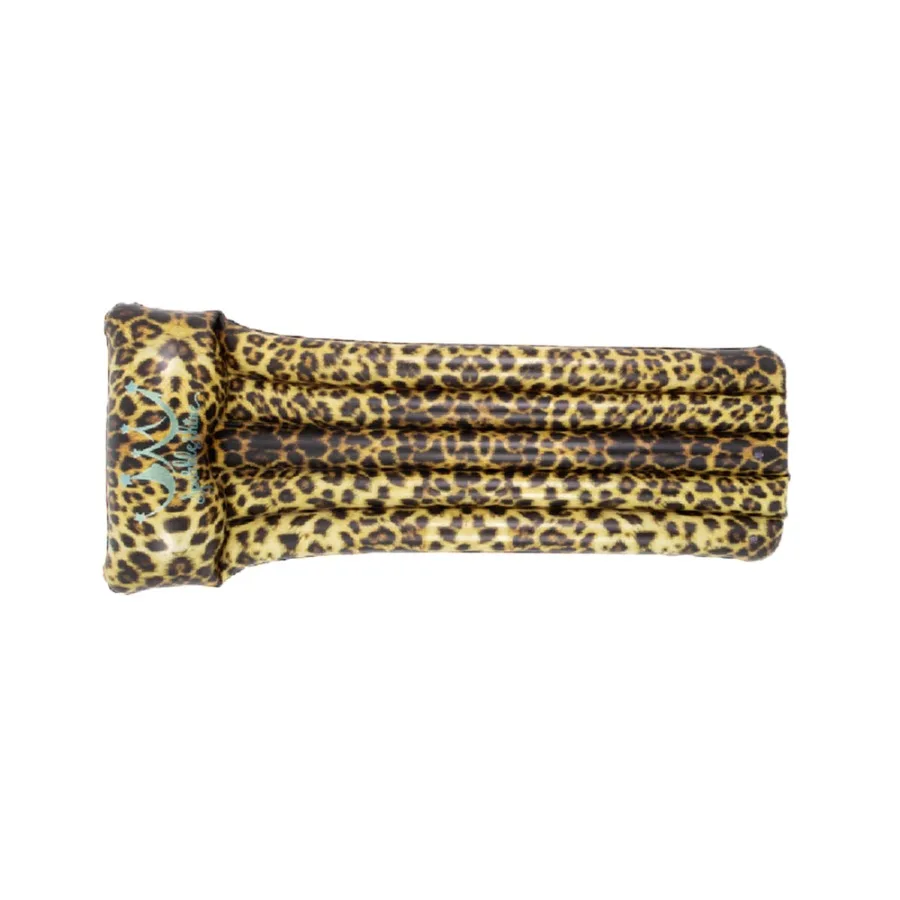 66.5" Inflatable Leopard Print Pool Mattress Float with Built In Pillow
66.5" Inflatable Leopard Print Pool Mattress Float with Built In Pillow
