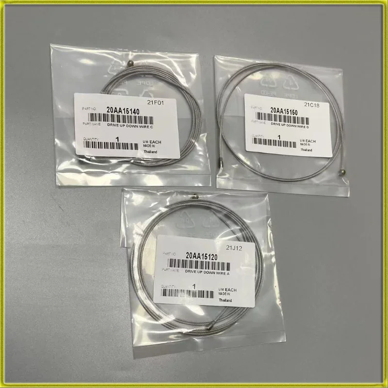 1pcs Wire Rope C6000 C7000 C6500 C1060 C1070 C2070 C3070 Drive Up Down Wire 20AA15120 (145CM) 20AA15140 (124CM) 20AA15150 (82CM)
1pcs Wire Rope C6000 C7000 C6500 C1060 C1070 C2070 C3070 Drive Up Down Wire 20AA15120 (145CM) 20AA15140 (124CM) 20AA15150 (82CM)