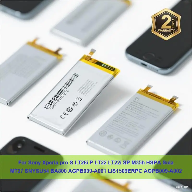 Battery For Sony Xperia pro S LT26i P LT22 LT22i SP M35h HSPA Sola MT27 SNYSU54 BA800 AGPB009-A001 LIS1509ERPC AGPB009-A002
Battery For Sony Xperia pro S LT26i P LT22 LT22i SP M35h HSPA Sola MT27 SNYSU54 BA800 AGPB009-A001 LIS1509ERPC AGPB009-A002
