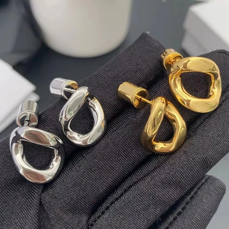 Fashion Irregular Geometric Gold Silver Big Small Earrings Woman Europe American Party Jewelry Trend
Fashion Irregular Geometric Gold Silver Big Small Earrings Woman Europe American Party Jewelry Trend