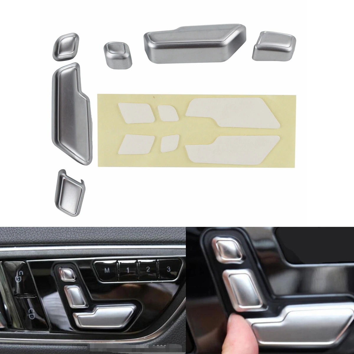 Наклейки на кнопку регулировки сиденья для Mercedes Benz A B W246 C Class W204 E Class W212 GLA CLA W204 GLE ML W166 CLS W218
Наклейки на кнопку регулировки сиденья для Mercedes Benz A B W246 C Class W204 E Class W212 GLA CLA W204 GLE ML W166 CLS W218