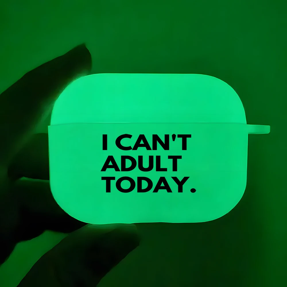 Cool Art Text Night Light Luminous Silicone Earbuds Case for AirPods Pro2/Pro3/Pro Earphone Case for AirPods 4/3/2/1 Soft Cover
Cool Art Text Night Light Luminous Silicone Earbuds Case for AirPods Pro2/Pro3/Pro Earphone Case for AirPods 4/3/2/1 Soft Cover
