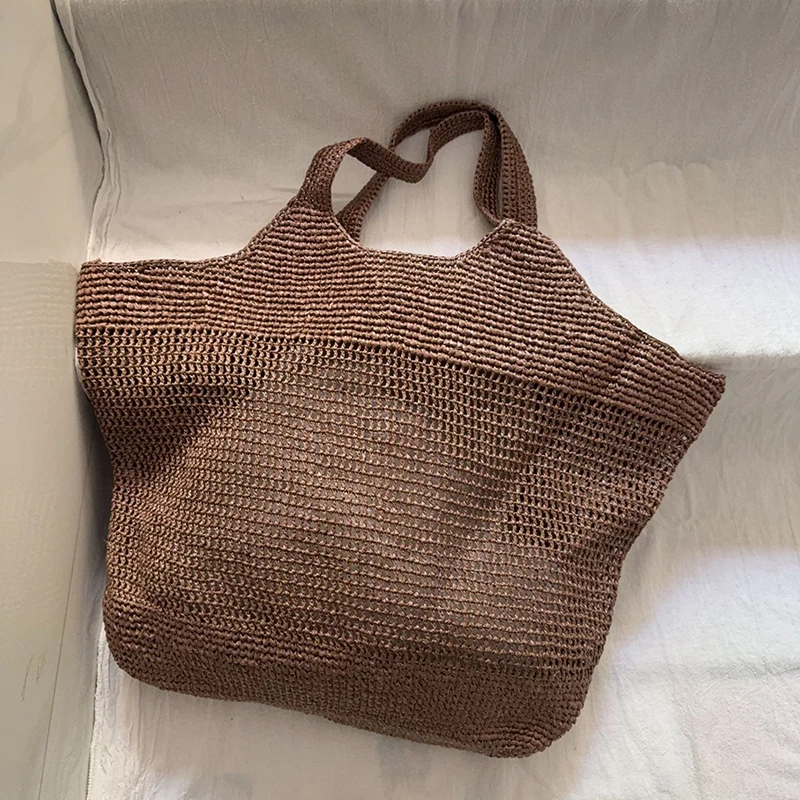 Handmade Straw Weave Tote Bag Large Capacity Woven Shoulder Handbag Summer Beach Vacation Daily Shopping Casual Basket Purse
Handmade Straw Weave Tote Bag Large Capacity Woven Shoulder Handbag Summer Beach Vacation Daily Shopping Casual Basket Purse