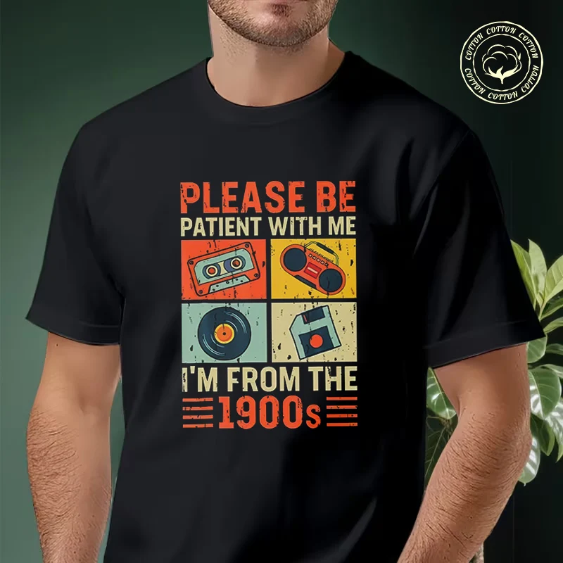 Men T-shirt High Quality Funny Cotton Vintage 1900s With Retro Media Icons Moto Casual Cool Loose O-neck Male For Tees
Men T-shirt High Quality Funny Cotton Vintage 1900s With Retro Media Icons Moto Casual Cool Loose O-neck Male For Tees