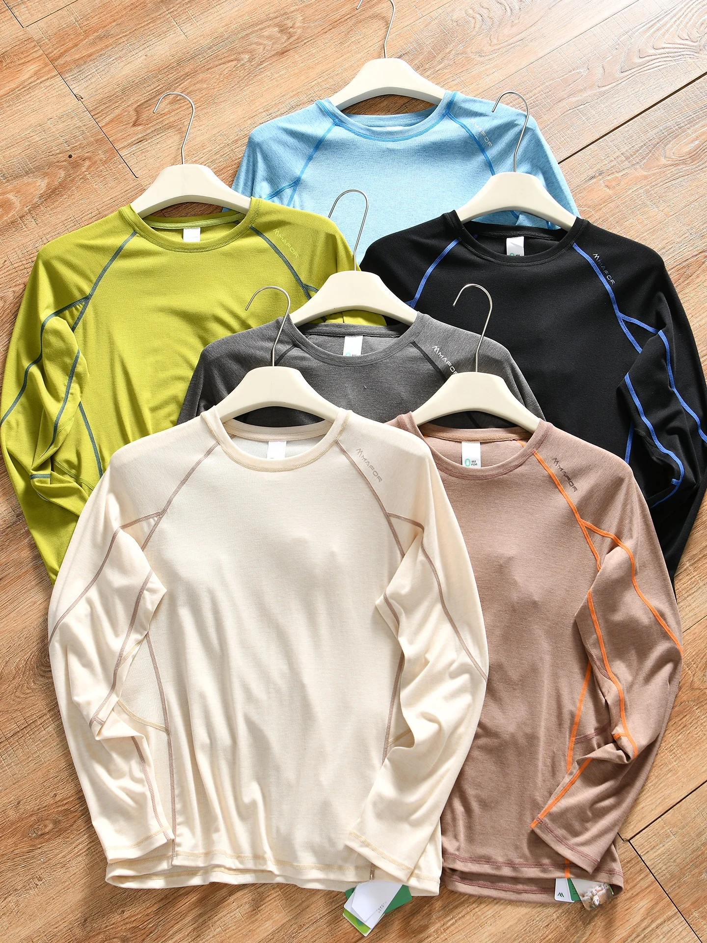 Outdoor Leisure Knitted Long Sleeve Base Shirt Couple Style round Neck Blend Wool Australian Wool Mixed Breathable Youth Popular
Outdoor Leisure Knitted Long Sleeve Base Shirt Couple Style round Neck Blend Wool Australian Wool Mixed Breathable Youth Popular
