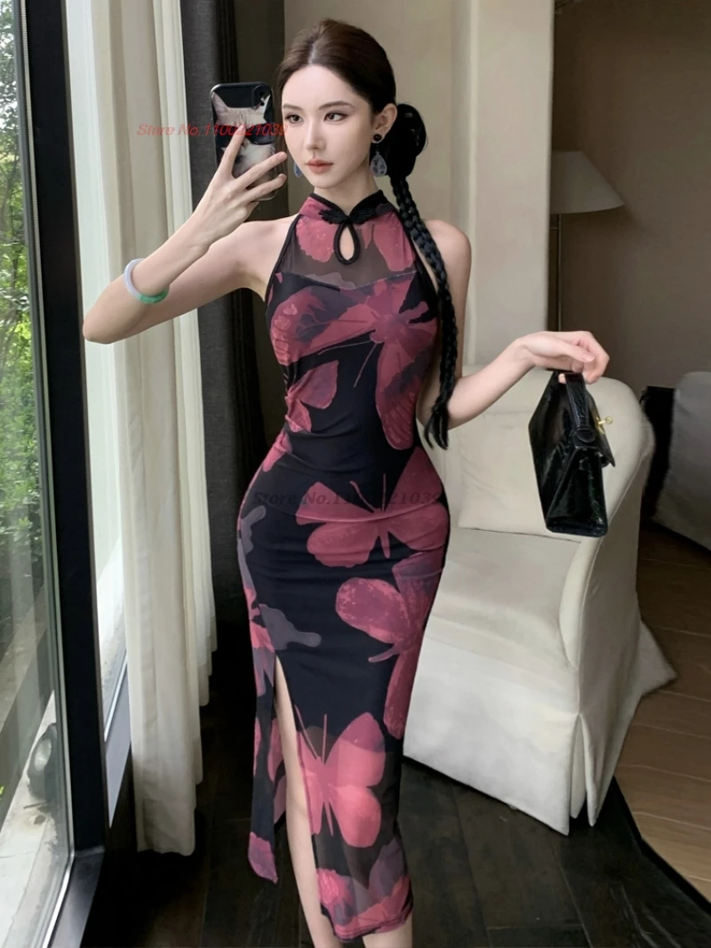 2025 chinese sexy dress national butterfly print sleeveless qipao evening nightclub dress improved cheongsam banquet party dress
2025 chinese sexy dress national butterfly print sleeveless qipao evening nightclub dress improved cheongsam banquet party dress