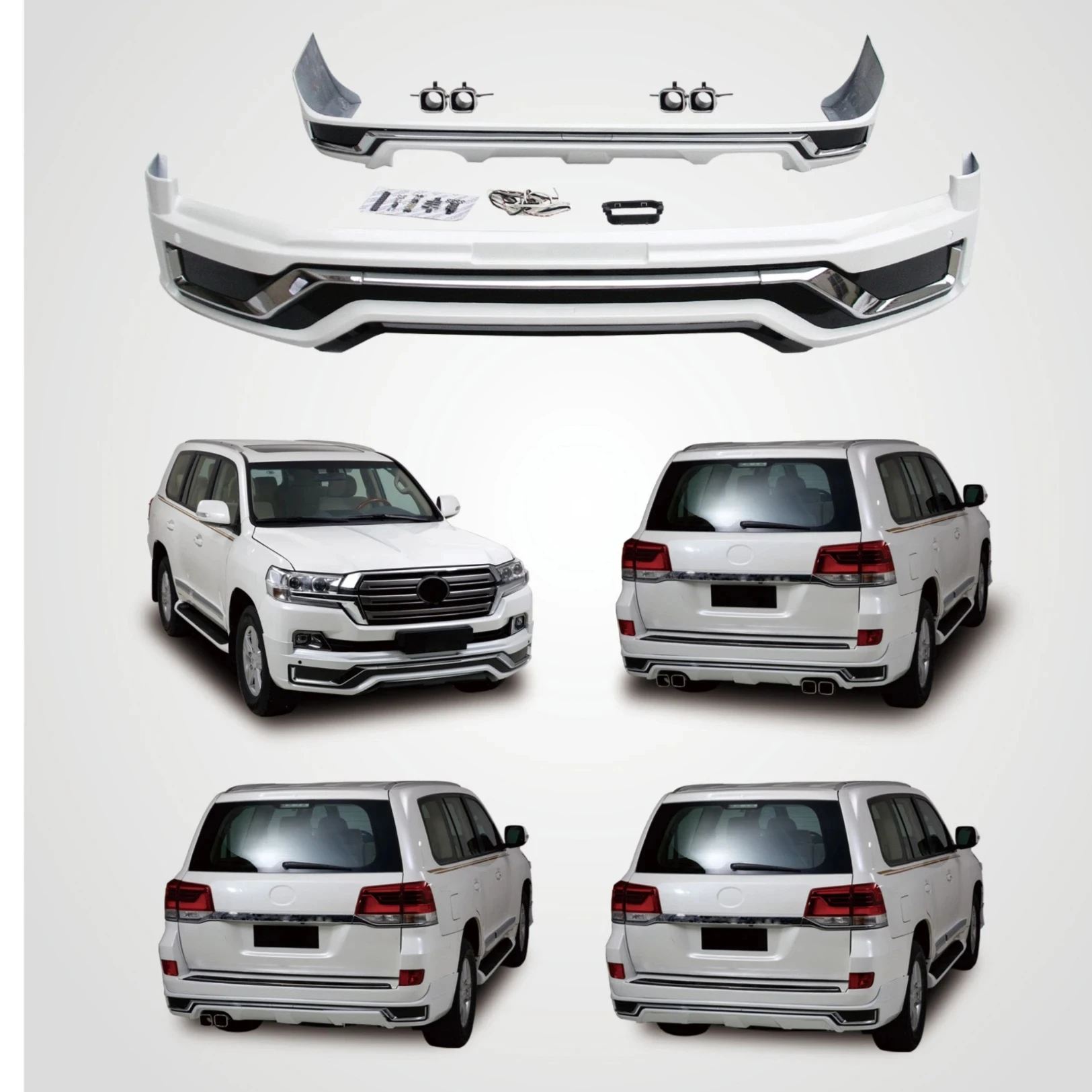 BR 2016 Land Cruiser Facelifted Rear Door Fender Body Kit Chrome ABS Plastic High Mona Lisa Surround Fog Light MP Replacement
BR 2016 Land Cruiser Facelifted Rear Door Fender Body Kit Chrome ABS Plastic High Mona Lisa Surround Fog Light MP Replacement