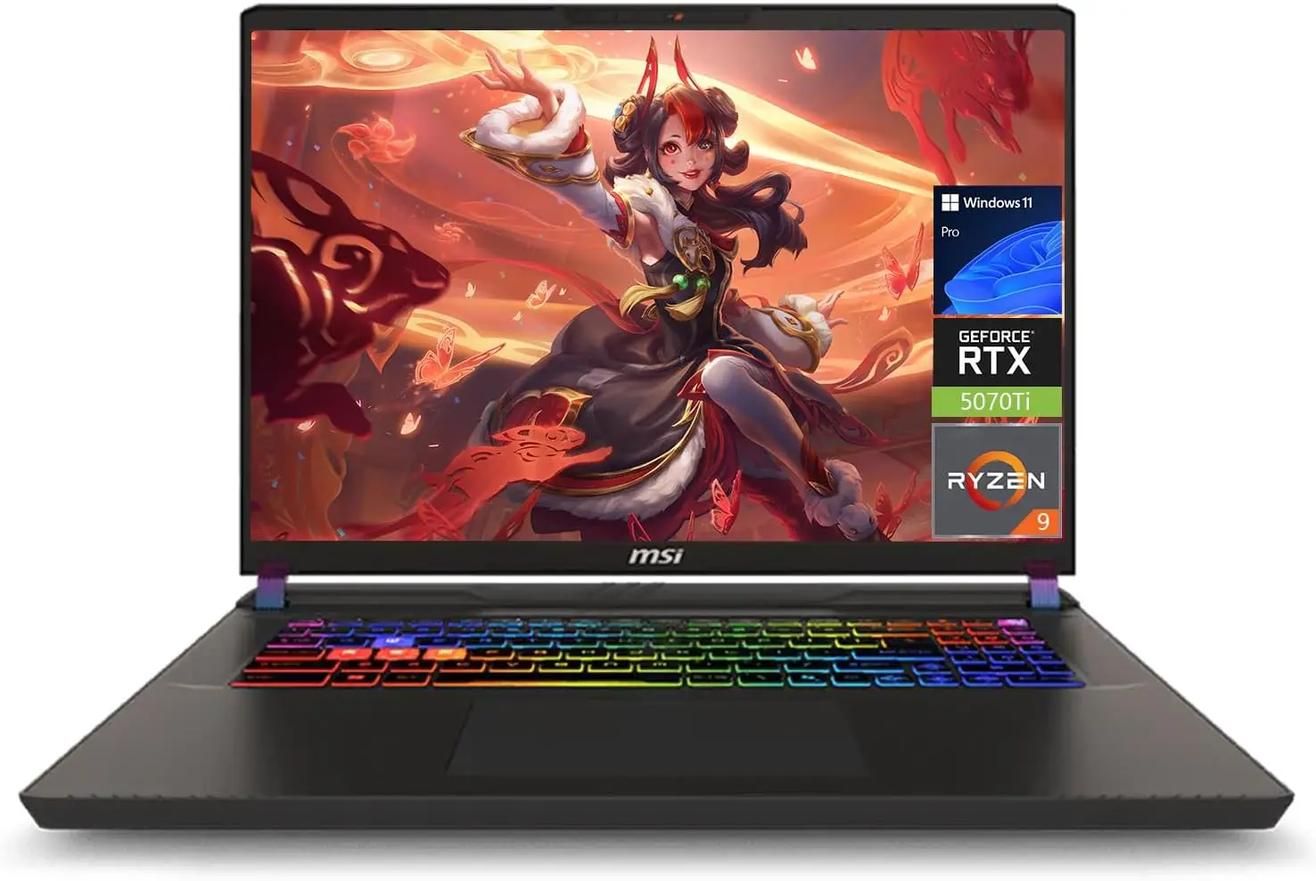 Игровой ноутбук MSI Vector 16 240 Гц, 16-дюймовый QHD+, Ryzen 9 8940HX, GeForce RTX 5070 Ti, 64 ГБ DDR5, 4 ТБ SSD, 24-зонная подсветка
Игровой ноутбук MSI Vector 16 240 Гц, 16-дюймовый QHD+, Ryzen 9 8940HX, GeForce RTX 5070 Ti, 64 ГБ DDR5, 4 ТБ SSD, 24-зонная подсветка