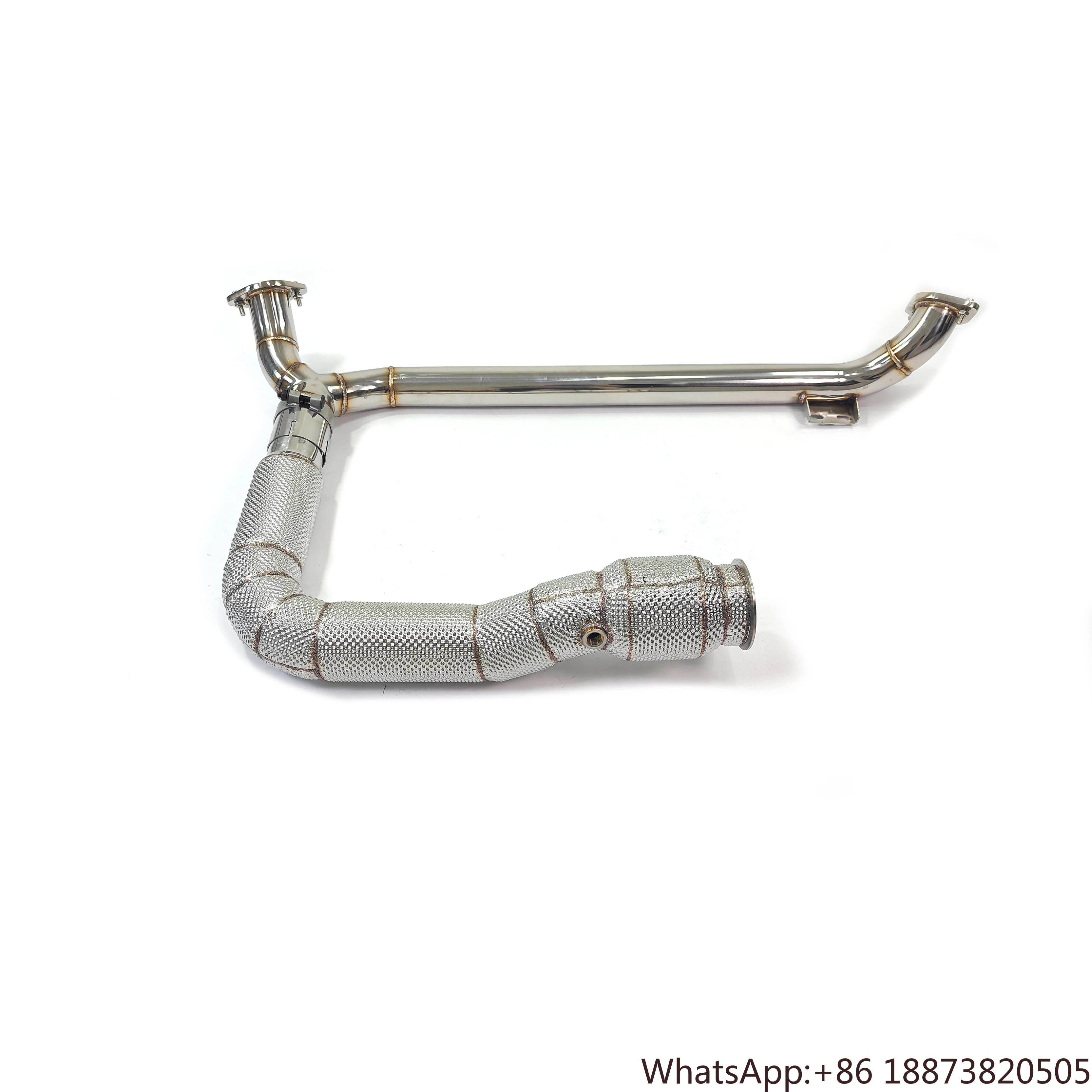 Downpipe for Porsche 718 Boxster/Cayman 982 2.0T 2.5T Free Flow Exhaust Straight Pipe
Downpipe for Porsche 718 Boxster/Cayman 982 2.0T 2.5T Free Flow Exhaust Straight Pipe