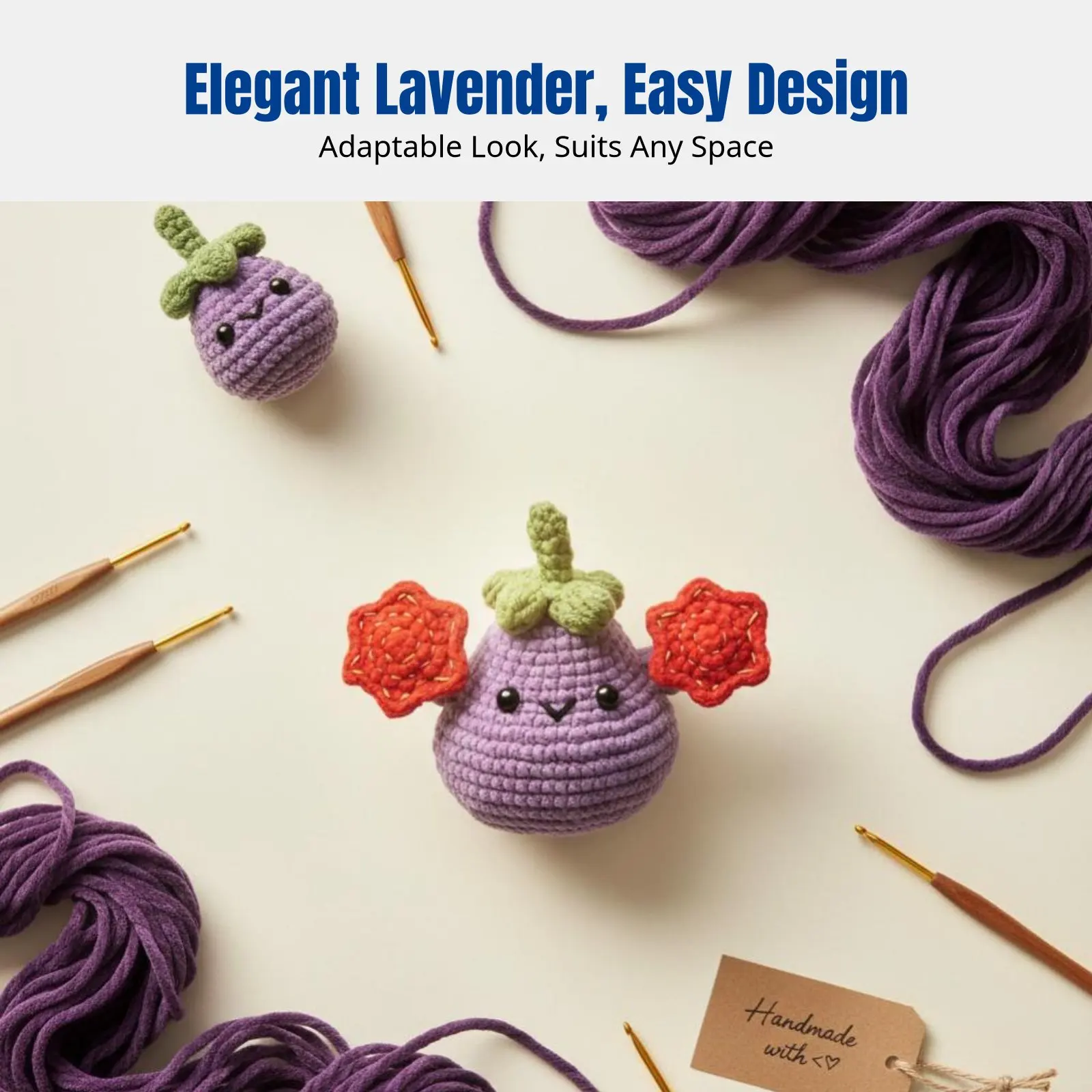 Eggplant Crochet Doll Kit, DIY Handmade Material Pack, Creative Gift, Keychain Decoration, For Friends
Eggplant Crochet Doll Kit, DIY Handmade Material Pack, Creative Gift, Keychain Decoration, For Friends