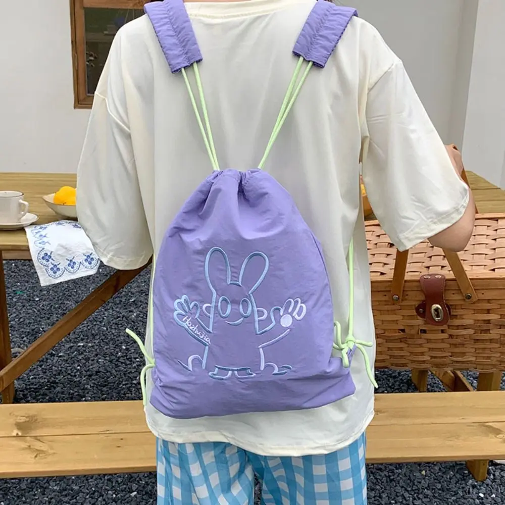 Large Capacity Cartoon Pattern Backpack Lightweight Solid Color Fitness Shoulder Bag Korean Style Tennis Drawstring Fitness Bag
Large Capacity Cartoon Pattern Backpack Lightweight Solid Color Fitness Shoulder Bag Korean Style Tennis Drawstring Fitness Bag