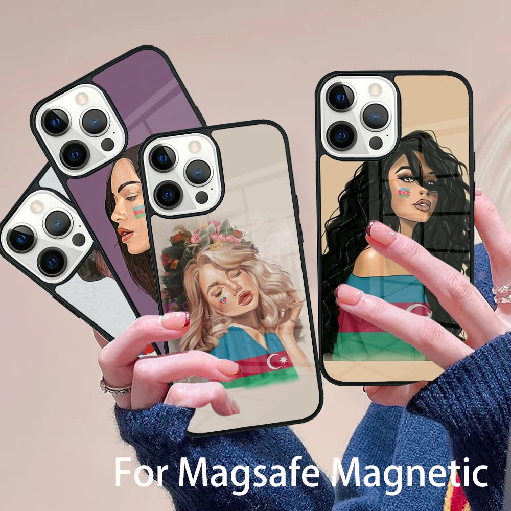 Azerbaijan Flag Girl Phone Case Magesafe Magnetic Wireless Charge Cover For IPhone 16 11 12 13 14 15 Pro Max Plus Mini
Azerbaijan Flag Girl Phone Case Magesafe Magnetic Wireless Charge Cover For IPhone 16 11 12 13 14 15 Pro Max Plus Mini