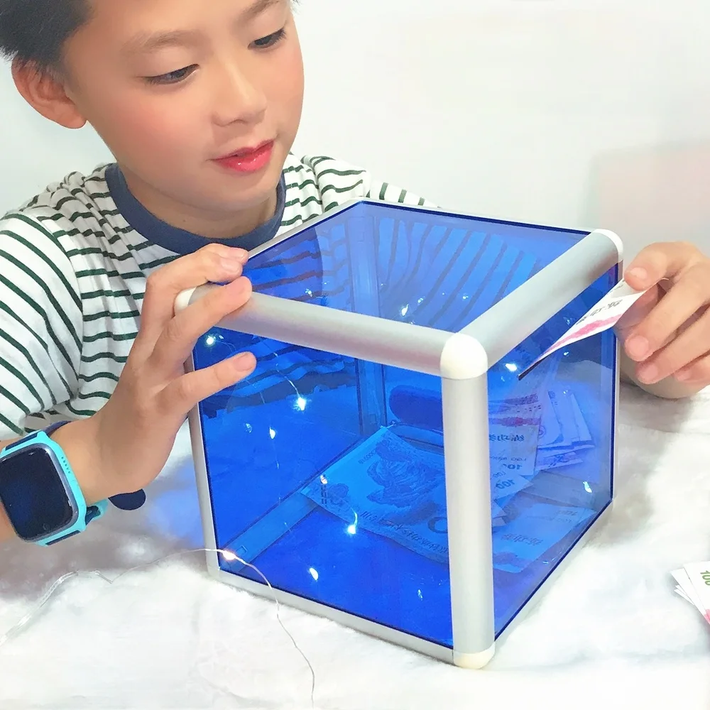 Transparent Coin Money Box Storage Kids Saving Gift Hidden Safe Cute Money Box Toy Paper Money Tirelire Home Decoration
Transparent Coin Money Box Storage Kids Saving Gift Hidden Safe Cute Money Box Toy Paper Money Tirelire Home Decoration