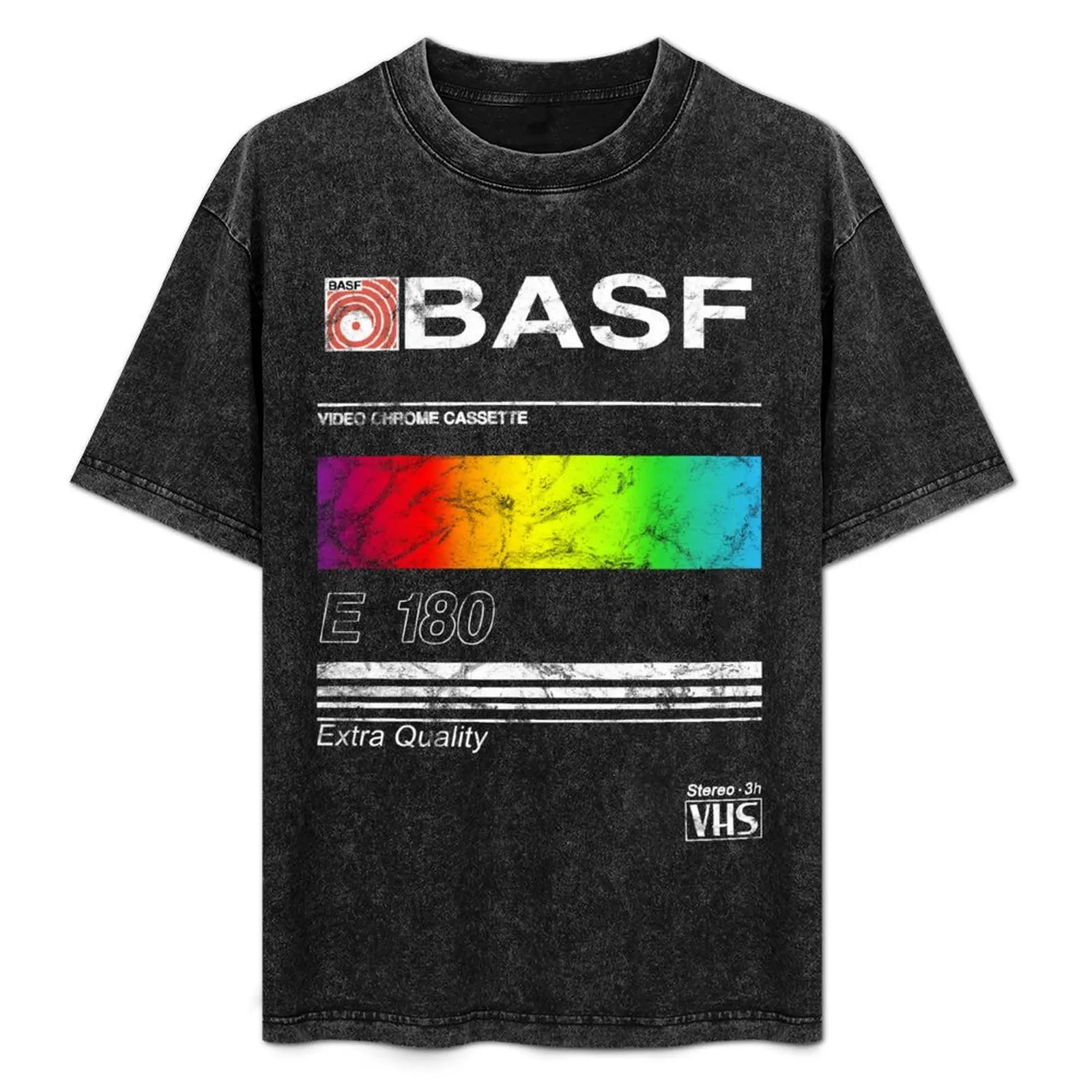 BASF Vintage VHS Cover T-Shirt Summer Print Short Sleeve Tee
BASF Vintage VHS Cover T-Shirt Summer Print Short Sleeve Tee