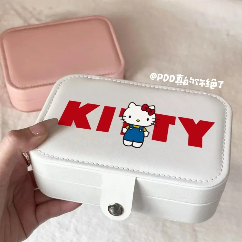 【Супер милое хранилище 】 Коробка для хранения ювелирных изделий Hellokitty, портативные изысканные серьги, кольца большой емкости, ожерелье
【Супер милое хранилище 】 Коробка для хранения ювелирных изделий Hellokitty, портативные изысканные серьги, кольца большой емкости, ожерелье