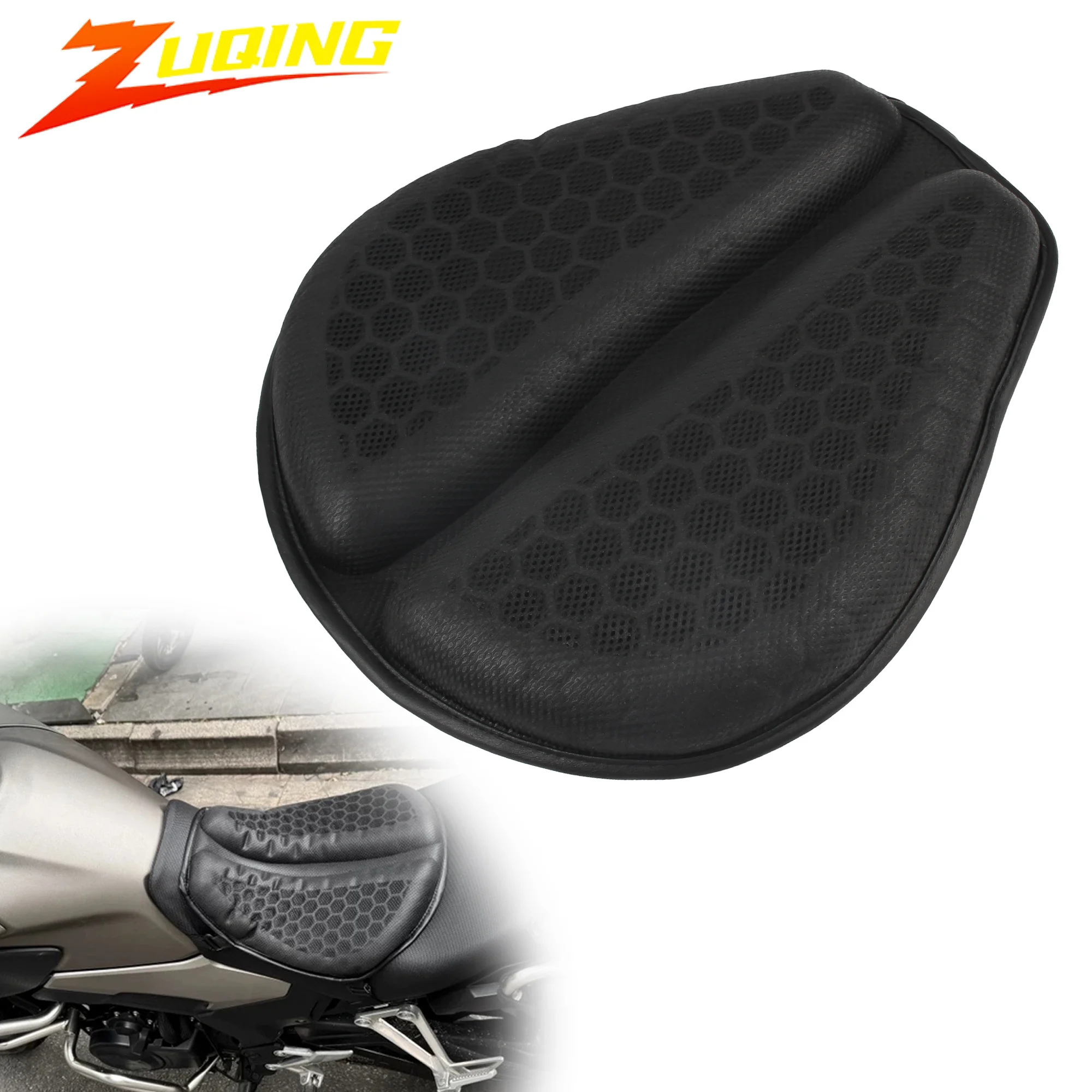 Universal Motorcycle Seat Cushion 3D Honeycomb Structure Seats Cushion Comfy Breathable Foldable Gel Seat Cover Pad ATV Scooters
Universal Motorcycle Seat Cushion 3D Honeycomb Structure Seats Cushion Comfy Breathable Foldable Gel Seat Cover Pad ATV Scooters