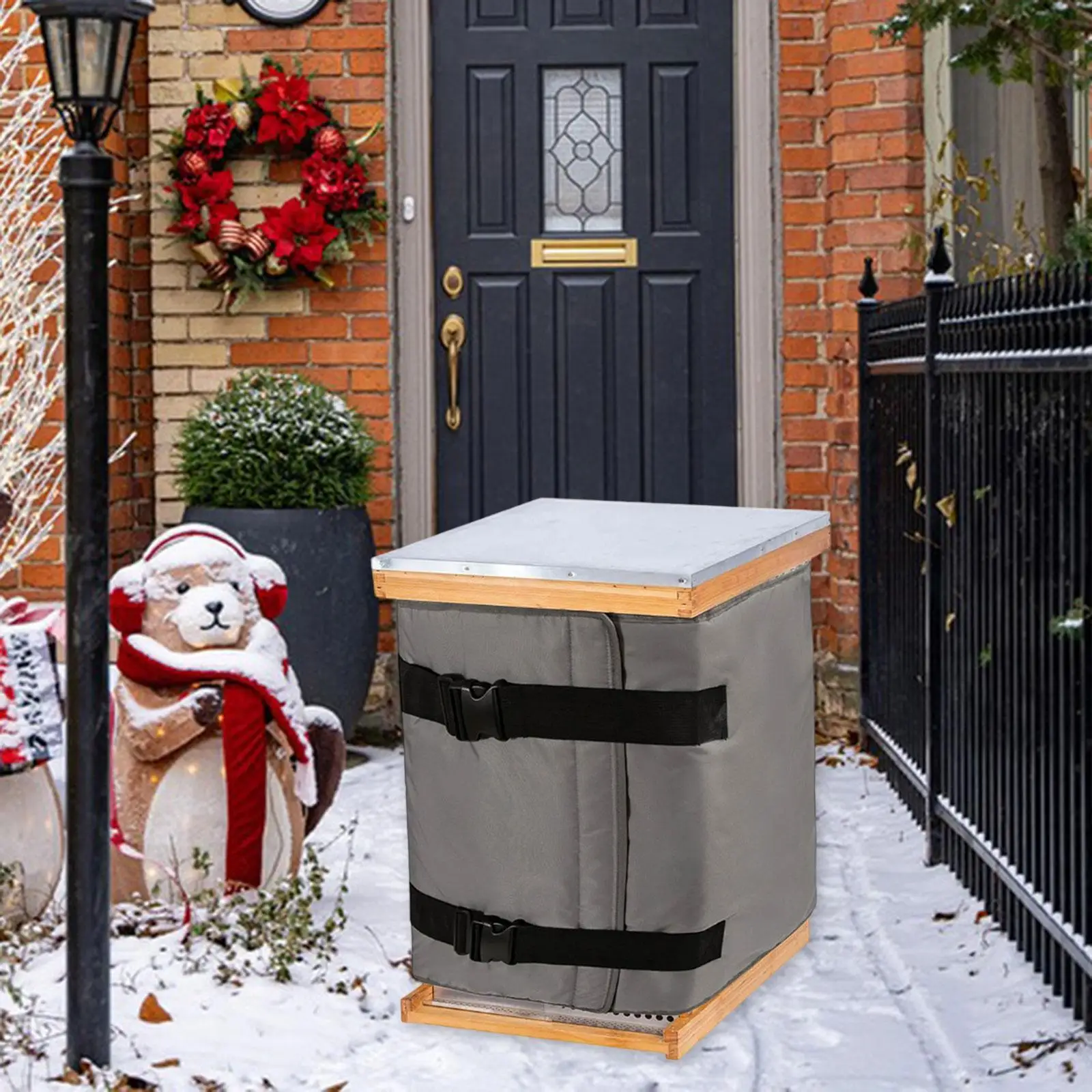 Winter Bee Hive Wrap Beehive Winter Protection Cover Bee Hive Insulation Reusable Outside Garden Beekeeper Equipment Coldproof
Winter Bee Hive Wrap Beehive Winter Protection Cover Bee Hive Insulation Reusable Outside Garden Beekeeper Equipment Coldproof